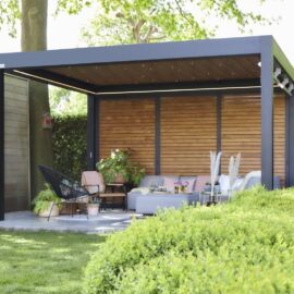 Pergola so terrasoverkapping realisatie assebroek houtlook lamellen 1 1